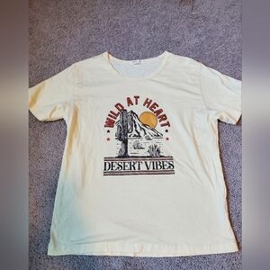 Romwe Wild at Heart Desert Vibes T-Shirt